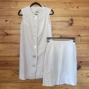 Vintage IRISH LINEN suit Margaret's Lubbock S